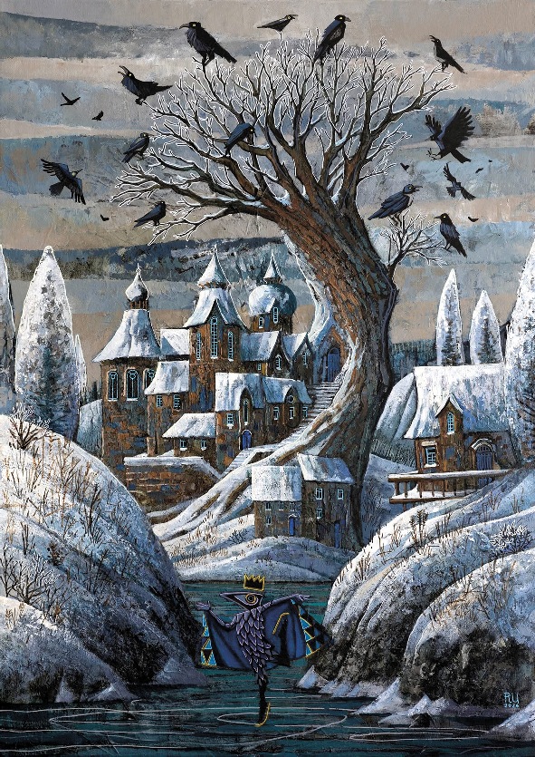 Taniec Króla Kruków 70x50