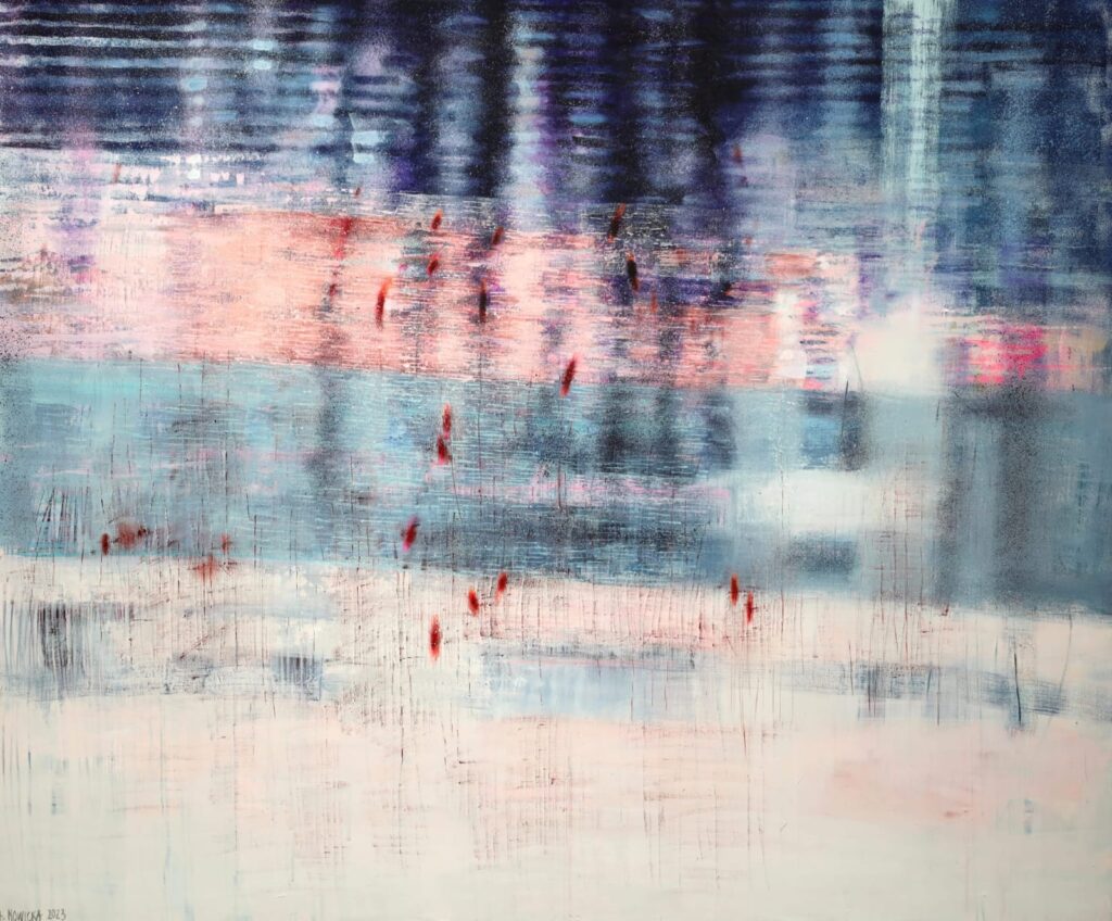 WODA RÓŻANA II   100X120   Akryl